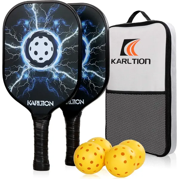 Karltion Carbon Fiber Pickleball Paddle Set 