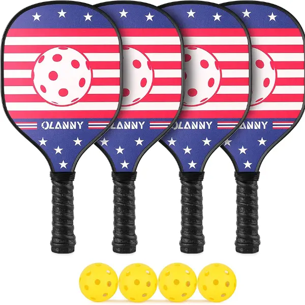 OLANNY Wood Carbon Fiber Pickleball Paddles 