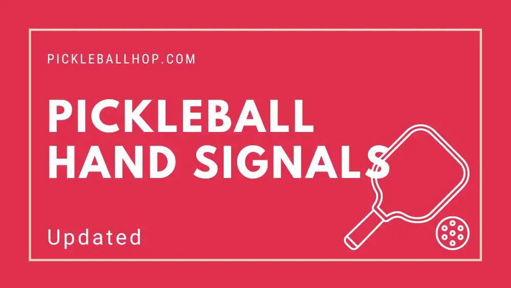 Pickleball Hand Signals