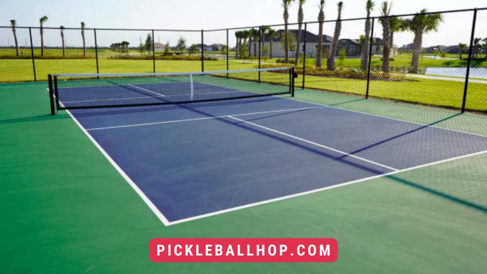 Pickleball court colors