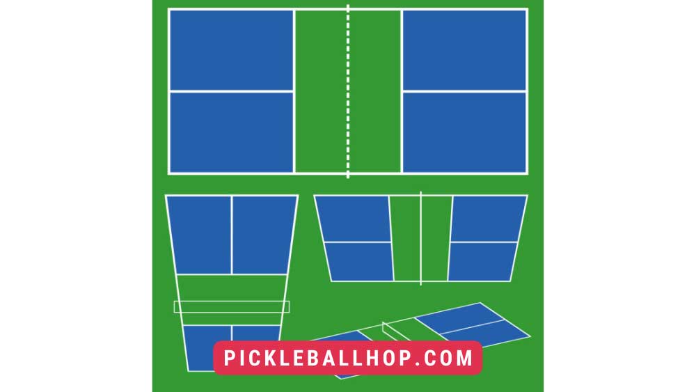 Pickleball court colors