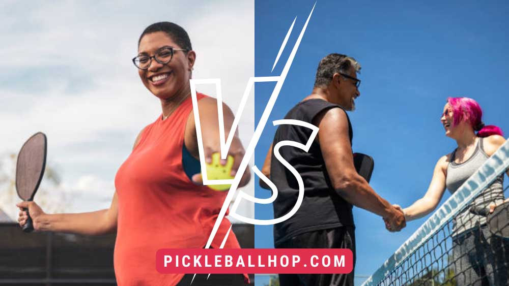 Pickleball Rules Singles vs Doubles