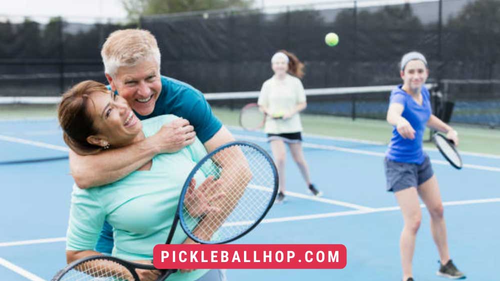 does pickleball damage tennis courts