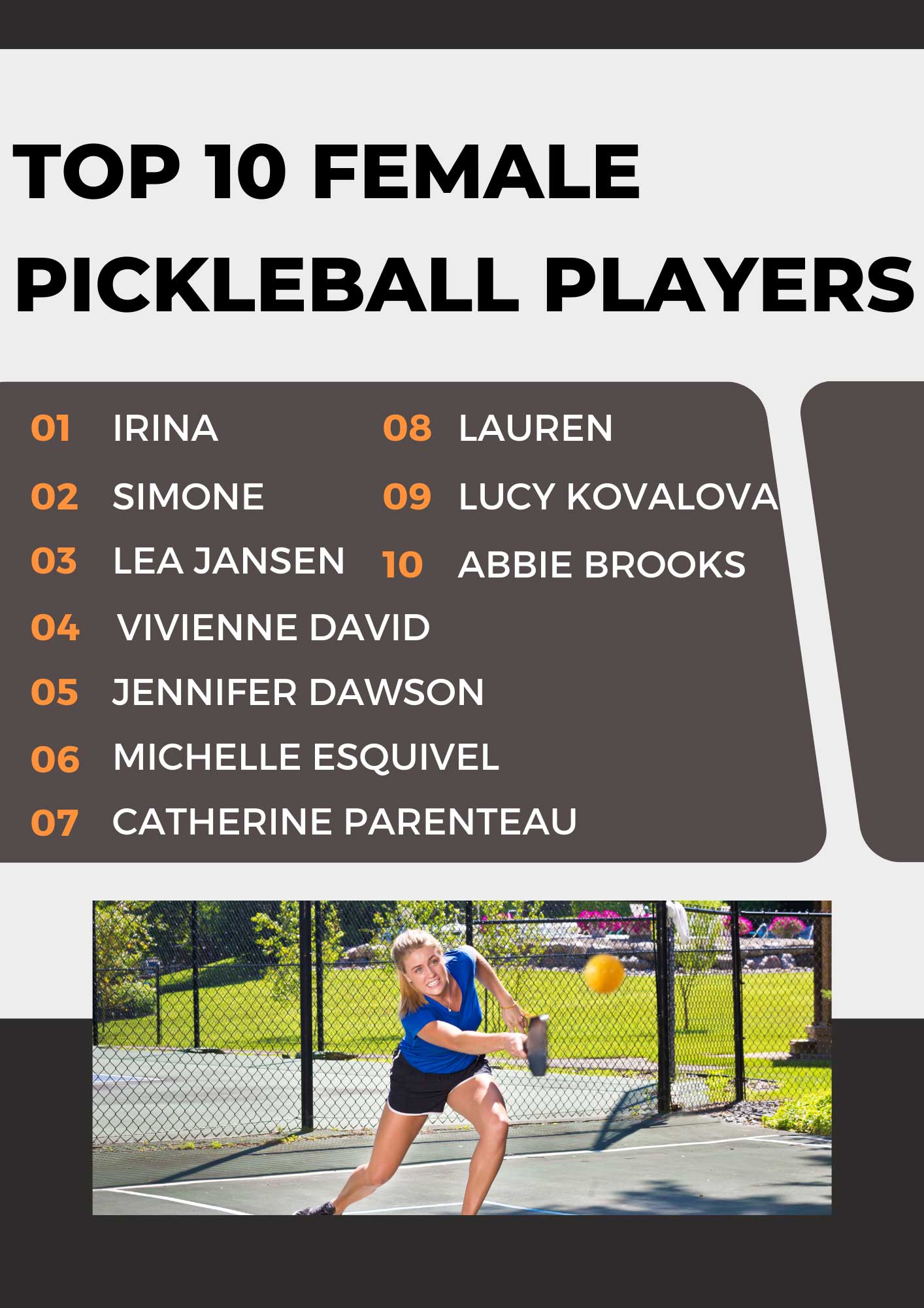 Female Pickleball Players