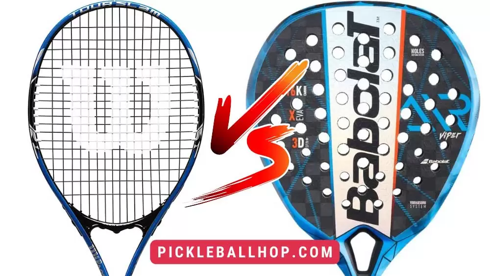 What is the difference between pickleball and squash